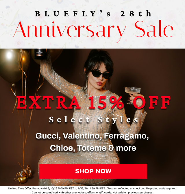 Extra 15% Off Select Styles