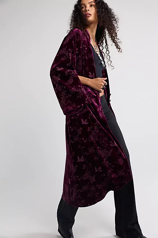 Bella Velvet Duster