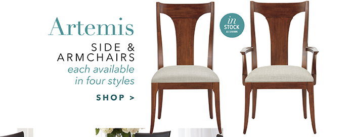 Artemis Side & Armchairs | Shop >