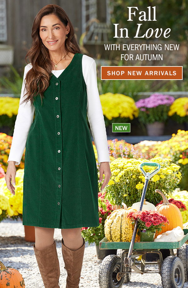 Fall in Love With Everything New for Autumn. Shop New Arrivals. New: Casual Corduroy Jumper
