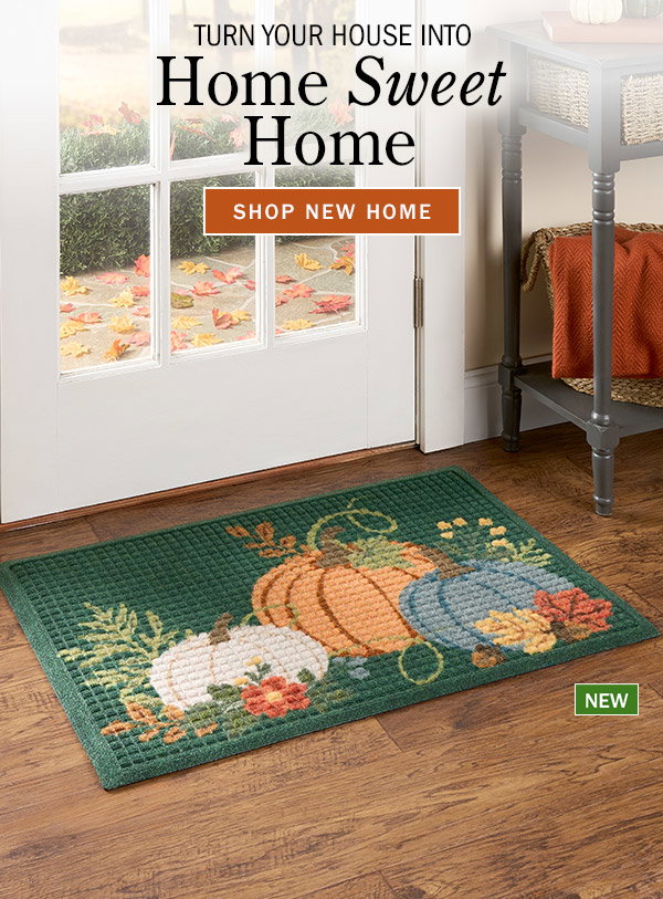Turn Your House Into Home Sweet Home. Shop New Home. New: Pumpkin WaterHog Mat