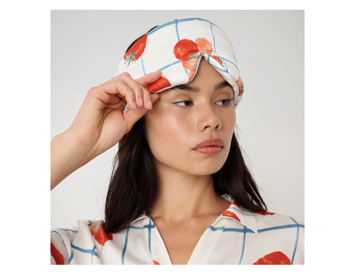 Washable Silk Sleep Mask Summer Harvest 