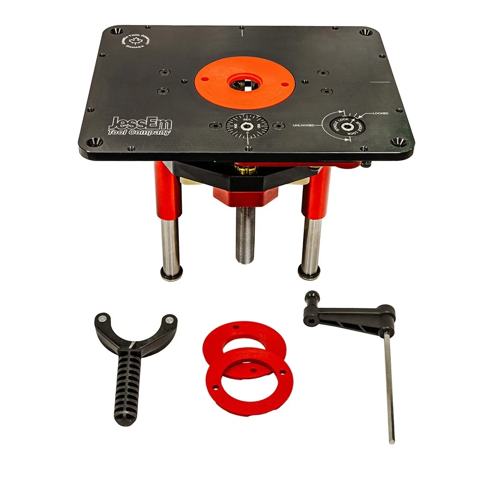 JessEm Mast-R-Lift II Standard Router Lift, 9-1/4'' x 11-3/4'' (Does Not Fit Rockler Tables)