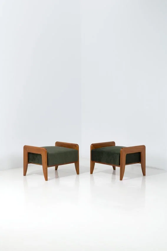 Gio Ponti (1891-1979) Pair of stools