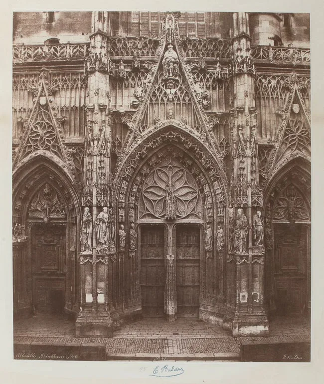 Edouard-Denis Baldus, Abbeville St. Wolfram (Porte), 1855