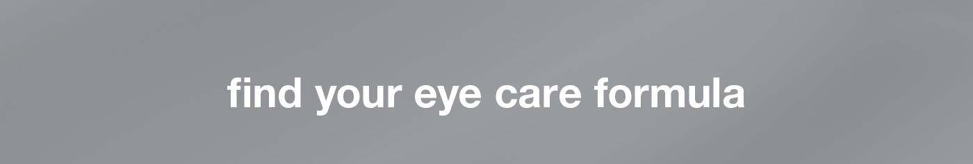 find your eye care formula