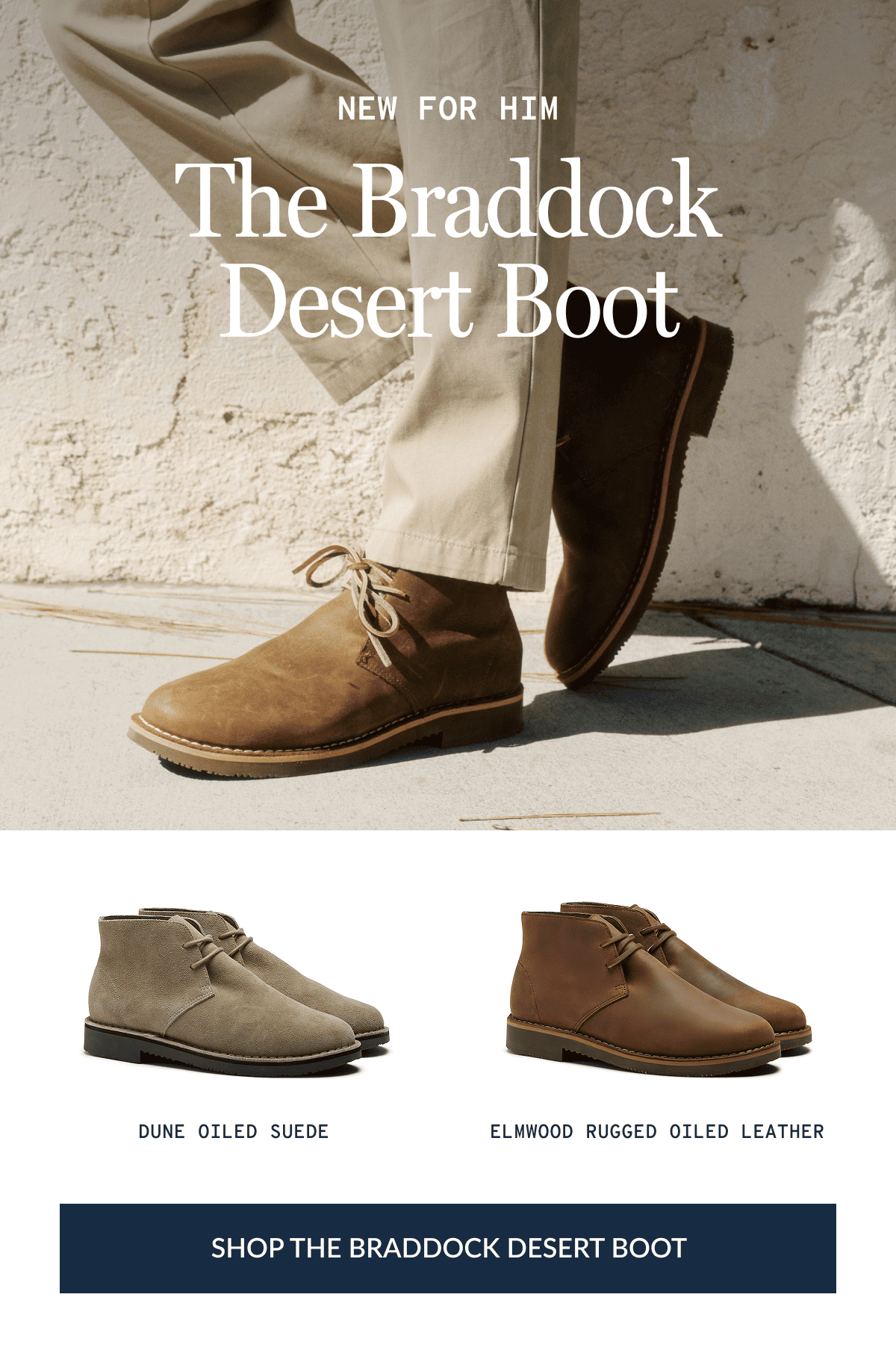 The Braddock Desert Boot
