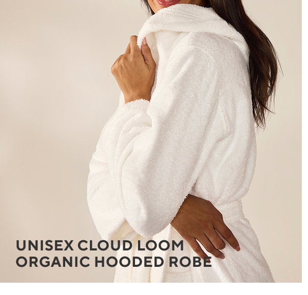Unisex Cloud Loom Organic Hooded Robe