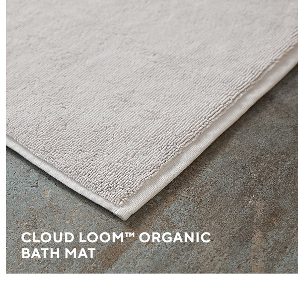 Cloud Loom Organic Bath Mat