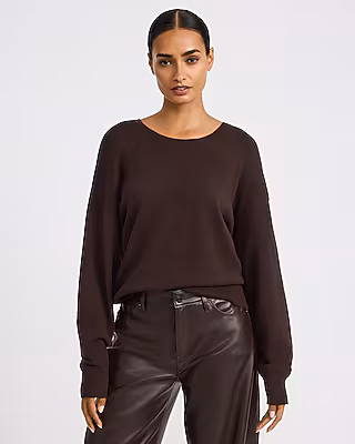 Oversized Scoop Neck Sweater in Cozy Soft