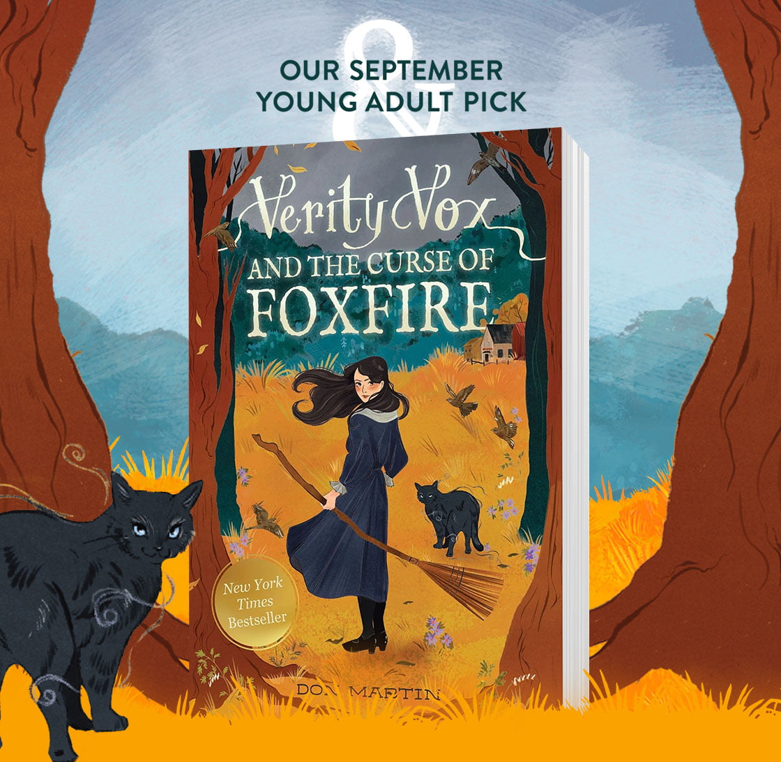 Our September Young Adult Pick | Verity Vox and the Curse of Foxfire by Don Martin