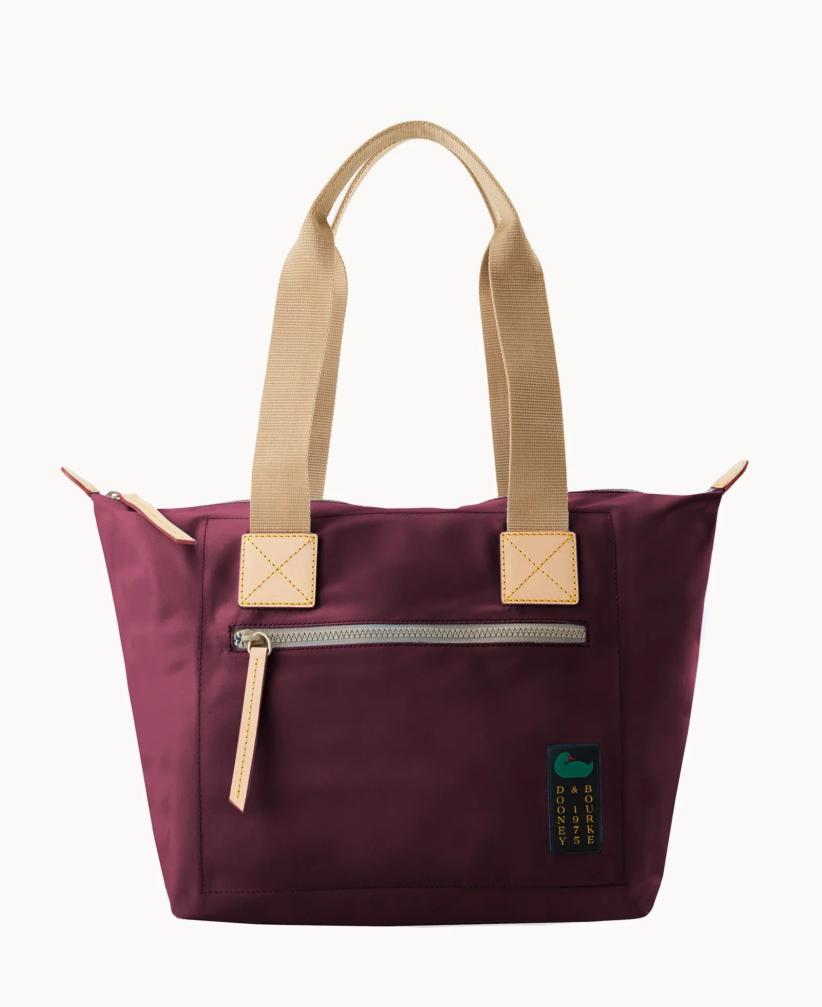 Image of Nylon Front Zip Tote