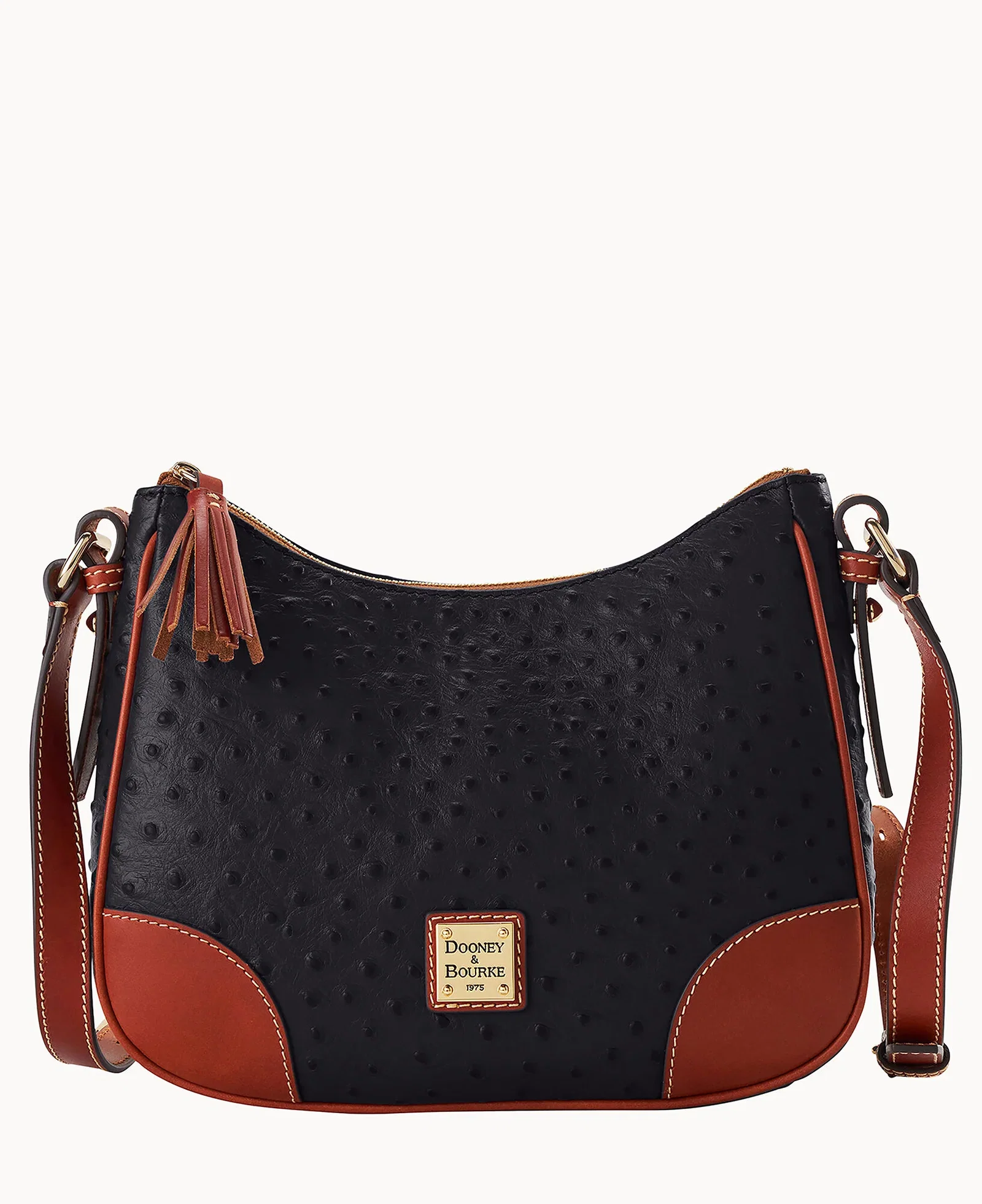 Image of Ostrich Crossbody Hobo