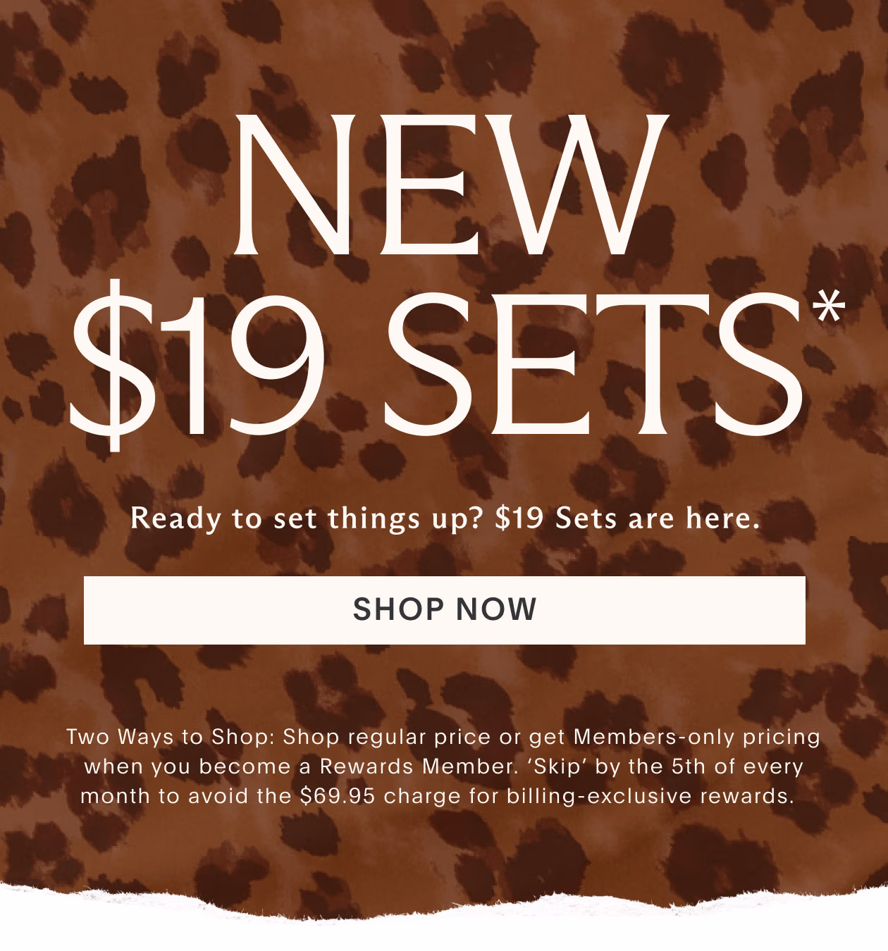 New $19 Sets