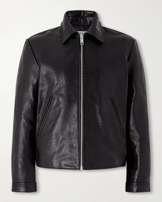 Distressed Leather Jacket
