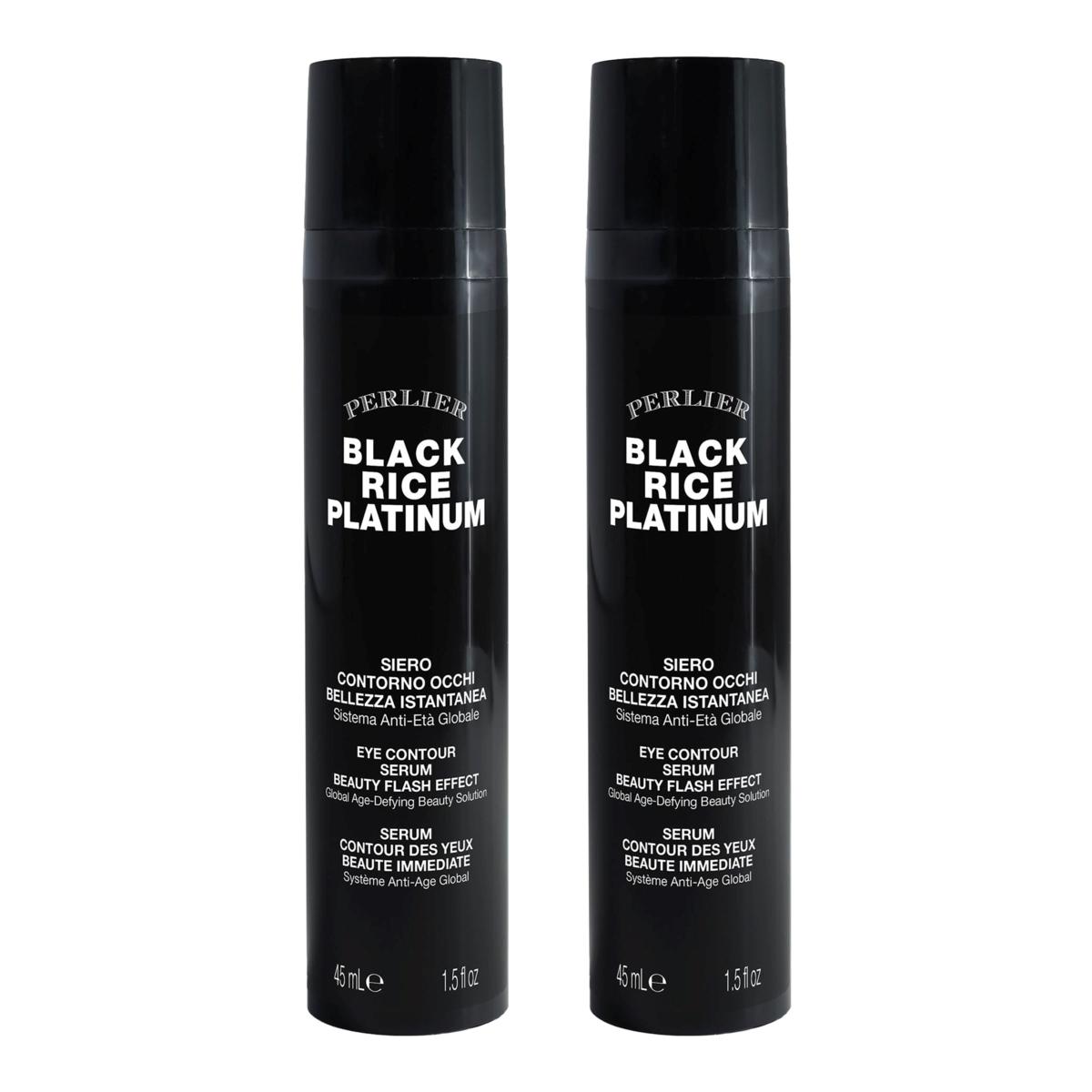 Perlier Black Rice Triple-Size Flash Effect Eye Serum 2-pack