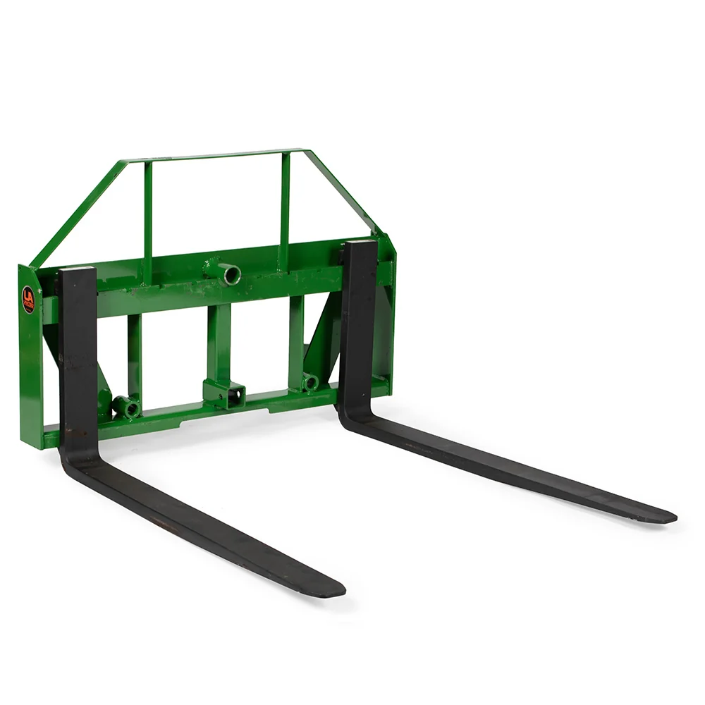 Image of USA Made Standard Series Pallet Fork Attachment, Fits John Deere Global Euro