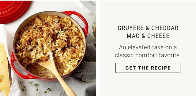 Gruyere & Cheddar Mac & Cheese - get the recipe