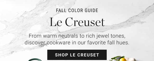 FALL COLOR GUIDE Le Creuset Shop Le Creuset