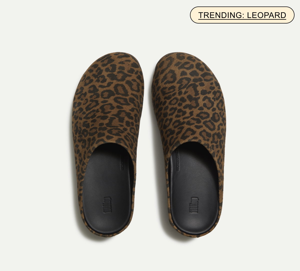 SHUV Suede Mules - Leopard