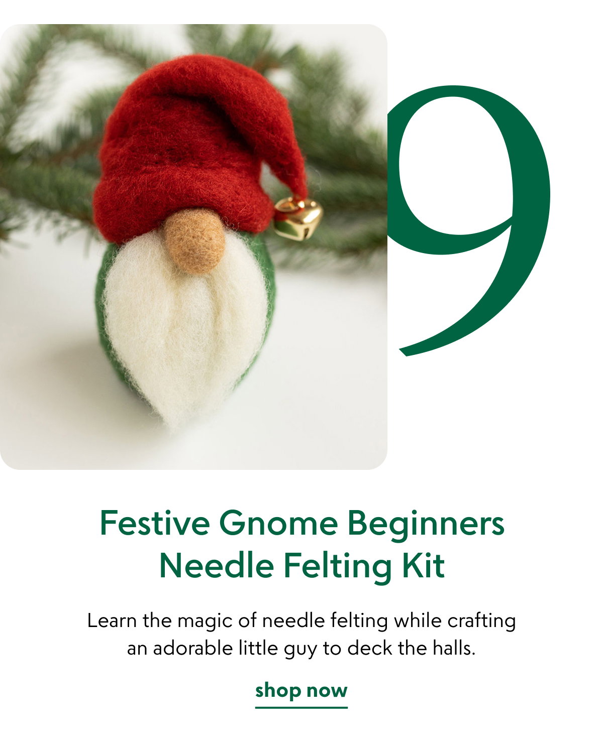 festive-gnome-beginners-needle-felting-kit