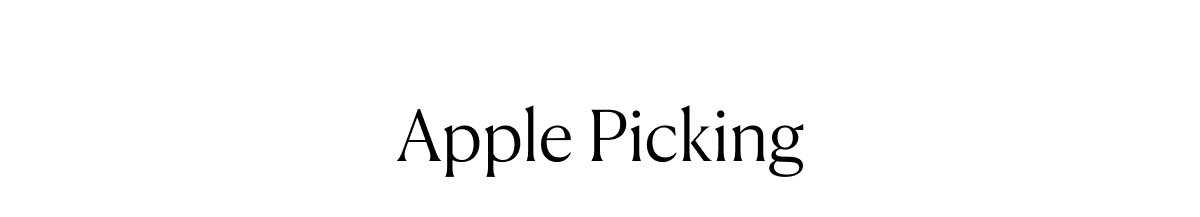Apple Picking