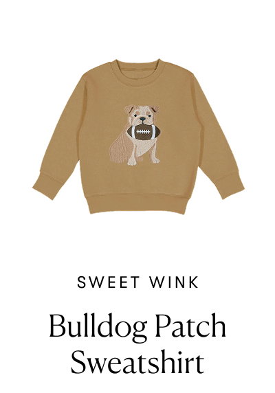 Sweet Wink, Bulldog Patch Sweatshirt