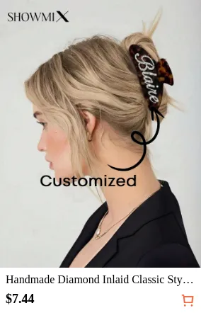 Handmade Diamond Inlaid Classic Sty...