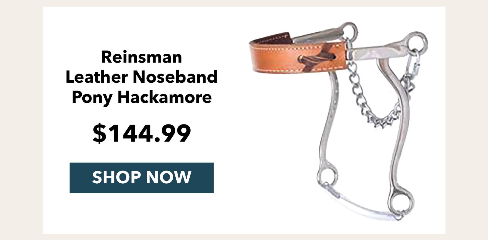 Leather Noseband Pony Hackamore 