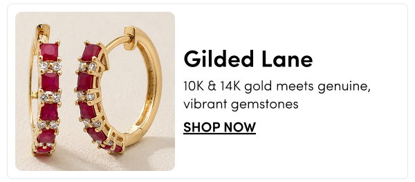 Gilded Lane | 10K & 14K gold meets genuine, vibrant gemstones