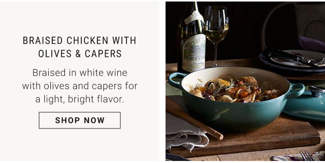 Braised Chicken with Olives & Capers - shop now