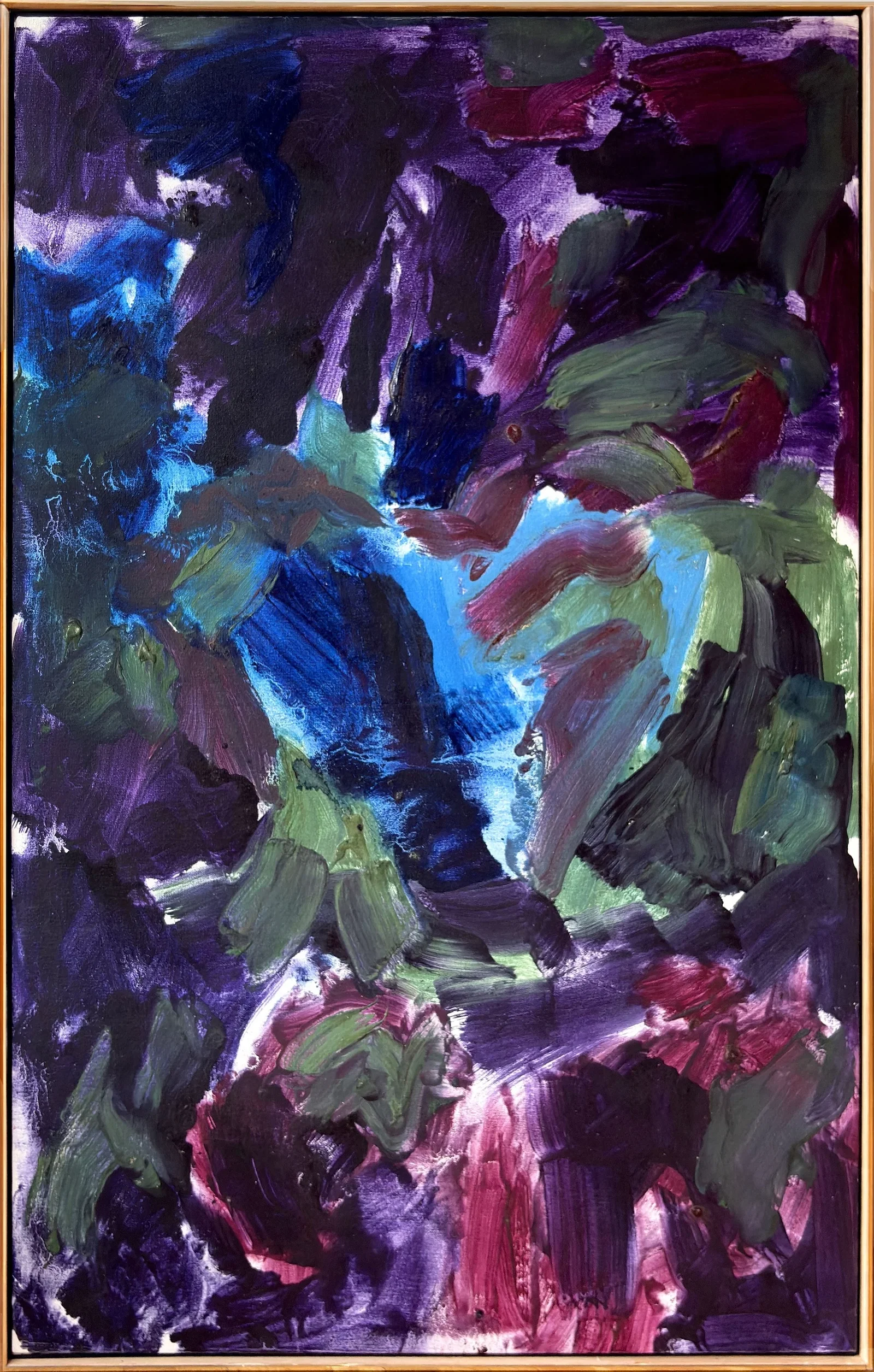 Friedel Dzubas, Blue Heart, 1988