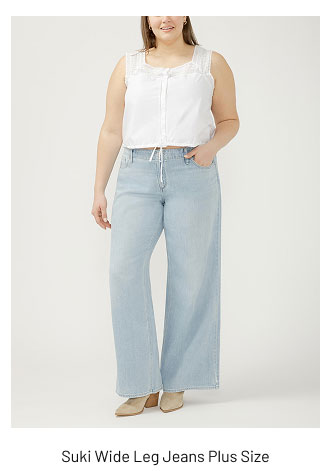 Suki Wide Leg Jeans Plus Size