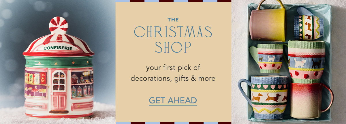 the Christmas shop  >