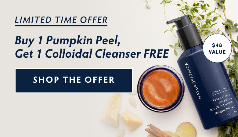 Buy 1 Pumpkin Purifying Enzyme Peel, Get 1 Collodial Cleanser Free
