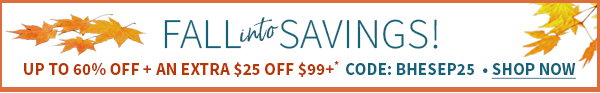 FALL INTO SAVINGS
