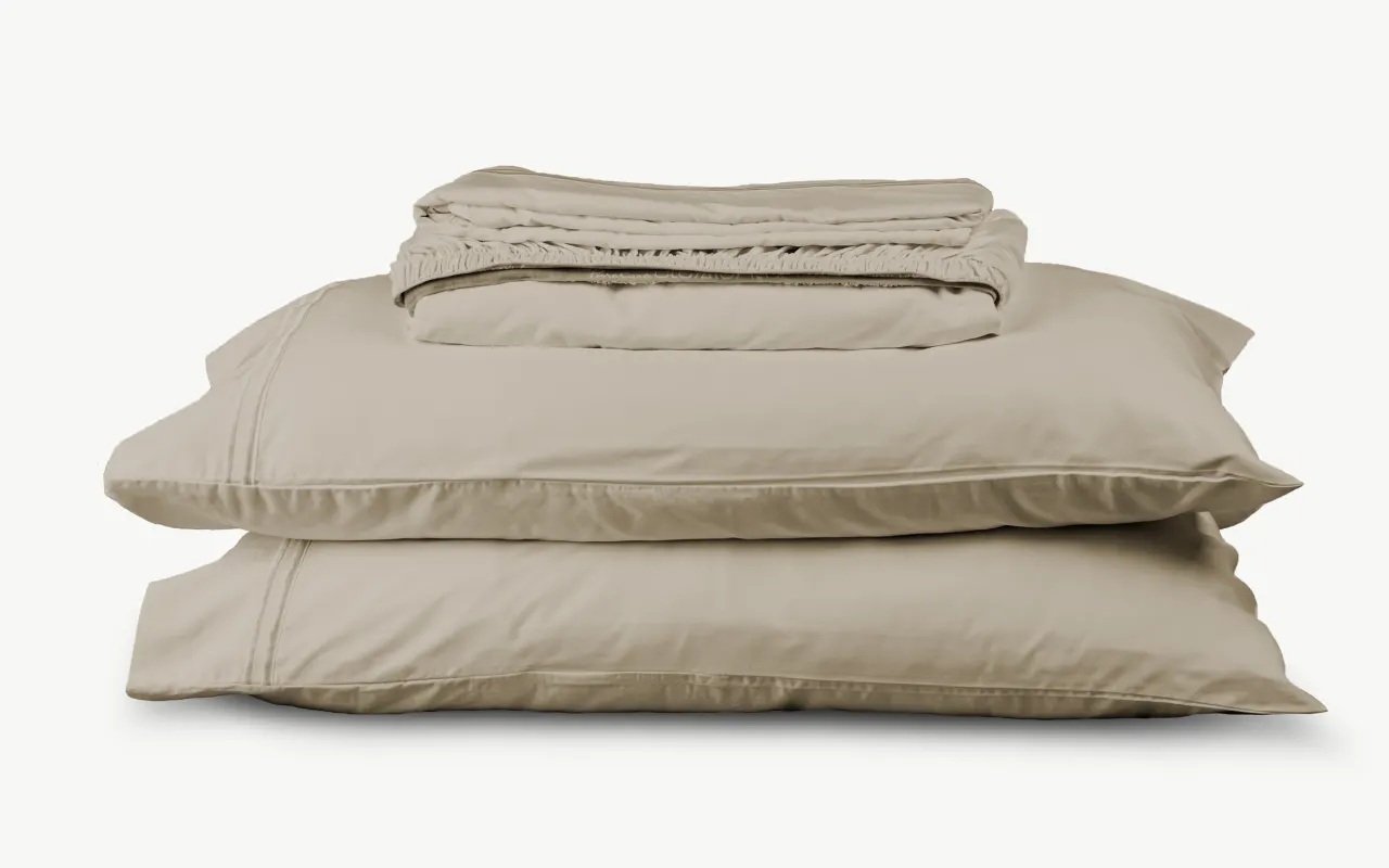 Soft Lyocell Split Head King Gray 4 Piece Sheet Set