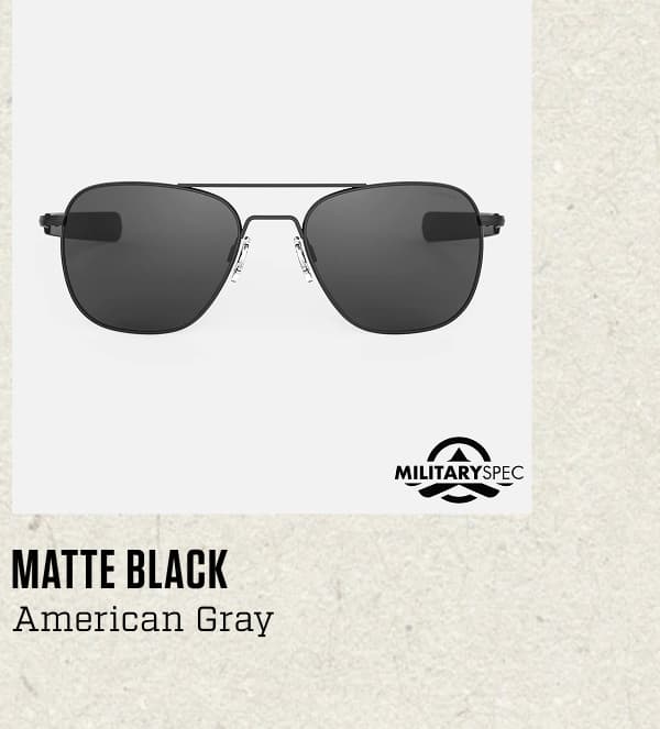 Aviator - Military Special Edition - Matte Black