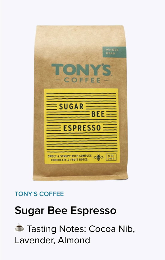 Tony's Coffee Sugar Bee Espresso