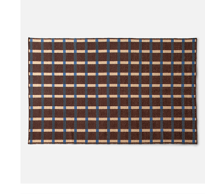 Plaid Wool Rug