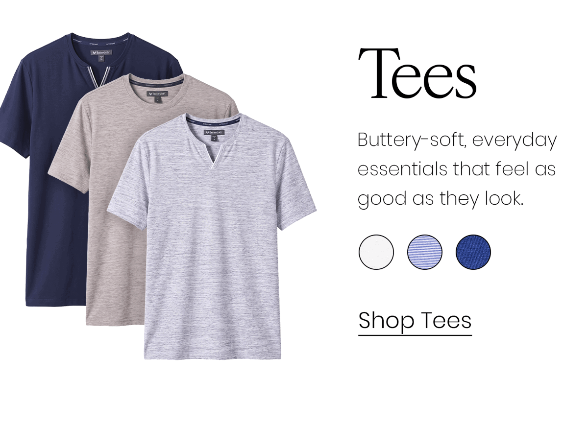 Tees | Buttery-soft, everyday essentials that feel as good as they look. | Shop Tees