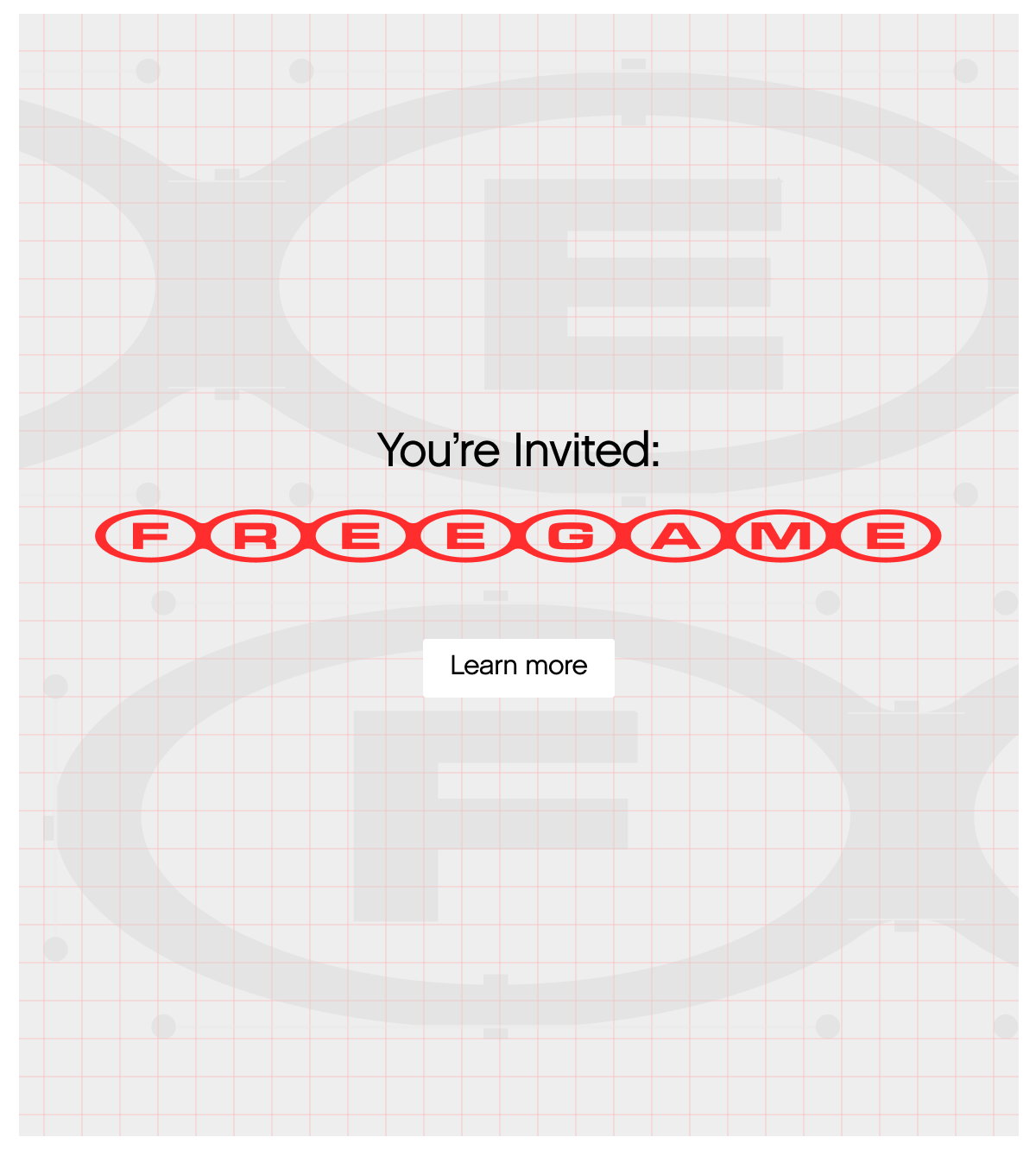 You're invited 