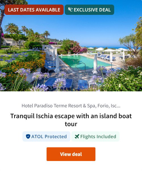 Tranquil Ischia escape with an island boat tour