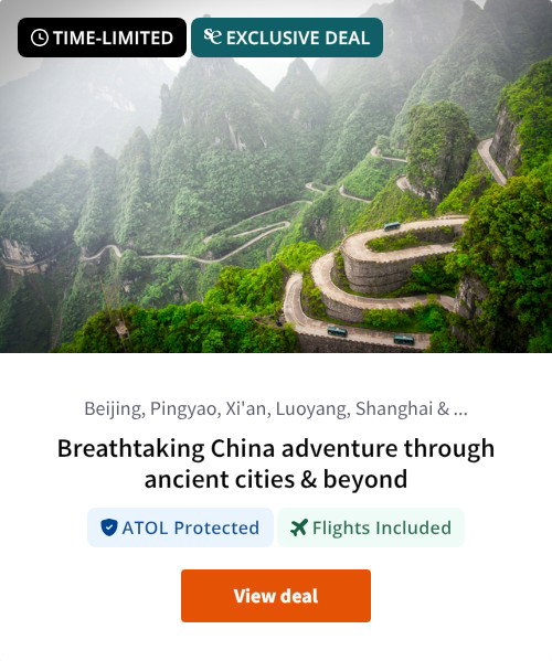 Breathtaking China adventure through ancient cities &amp; beyond