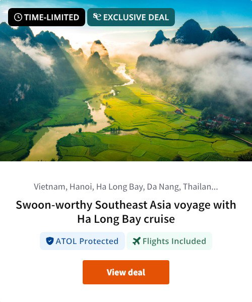 Swoon-worthy Southeast Asia voyage with Ha Long Bay cruise