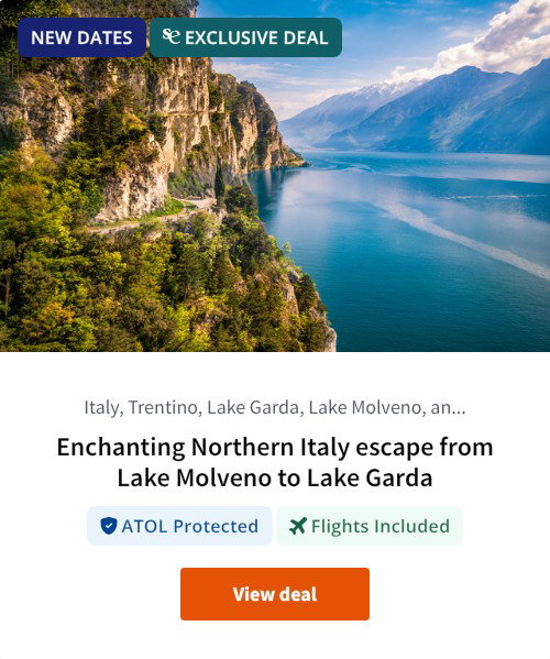Enchanting Northern Italy escape from Lake Molveno to Lake Garda