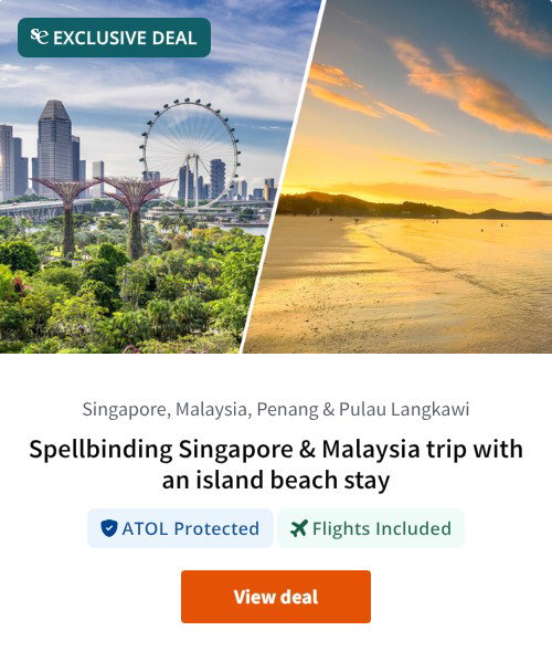 Spellbinding Singapore &amp; Malaysia trip with an island beach stay