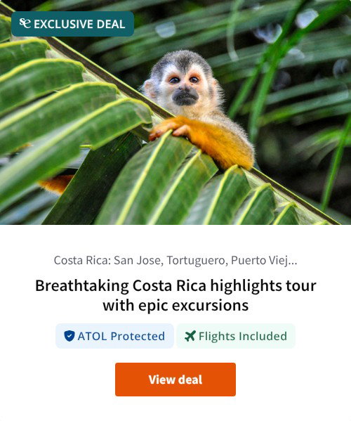 Breathtaking Costa Rica highlights tour with epic excursions