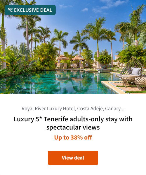 Luxury 5* Tenerife adults-only stay with spectacular views