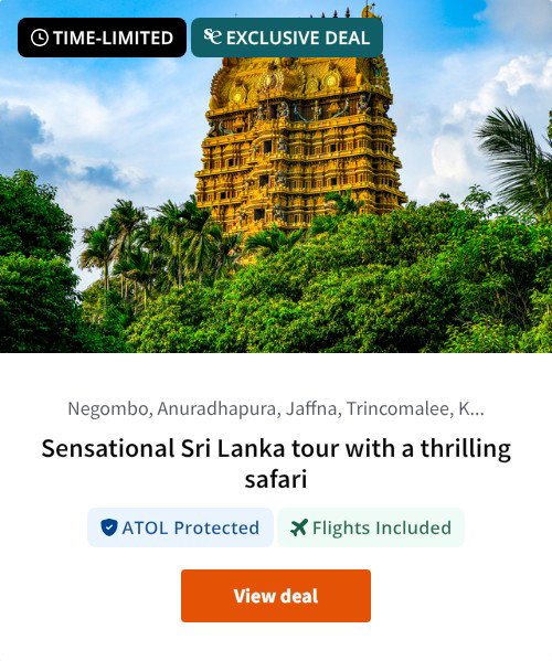 Sensational Sri Lanka tour with a thrilling safari